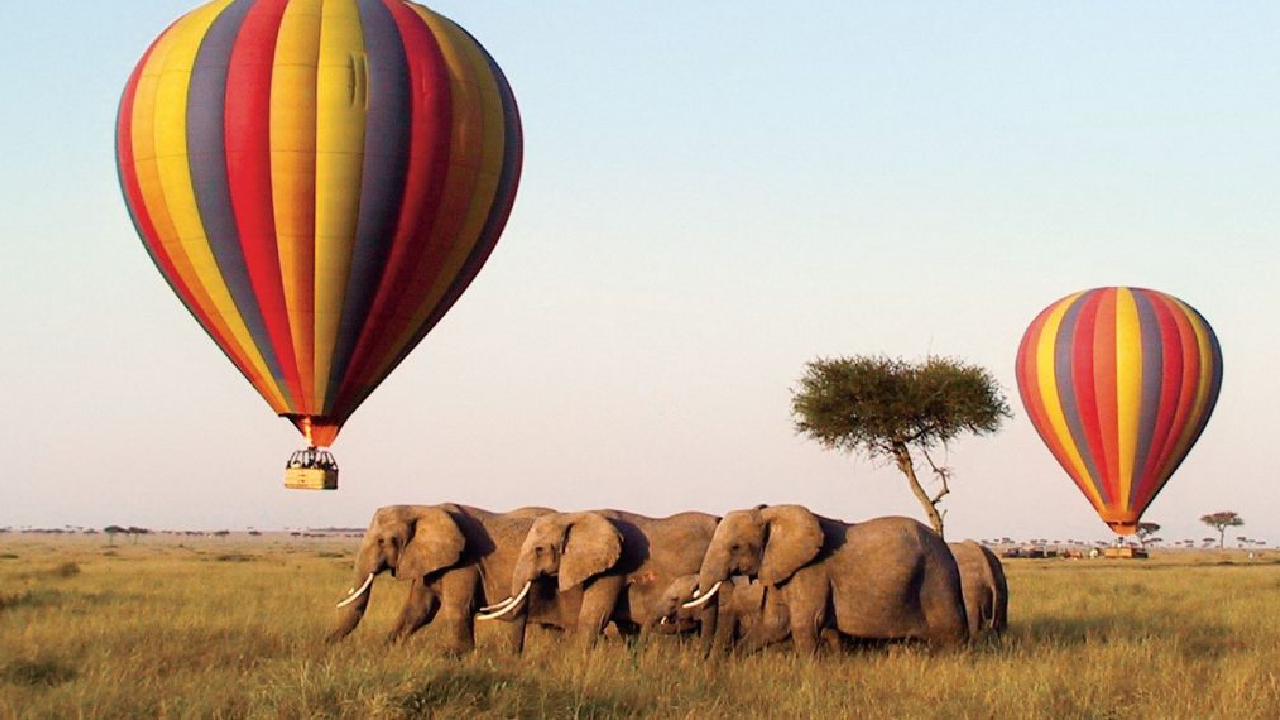 Hot-air Balloon Safari,Maasai Mara Kenya