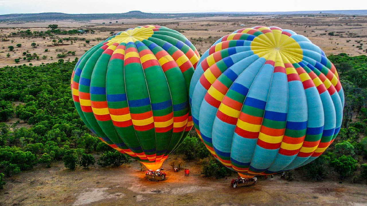 Hot-air Balloon Safari,Maasai Mara Kenya