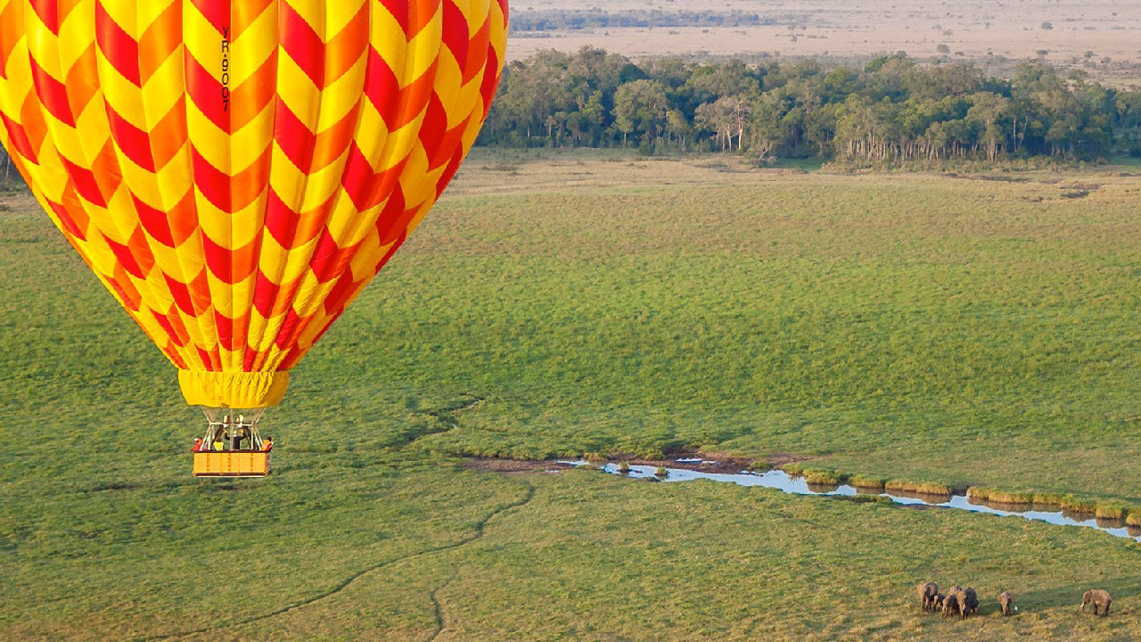 Hot-air Balloon Safari,Maasai Mara Kenya